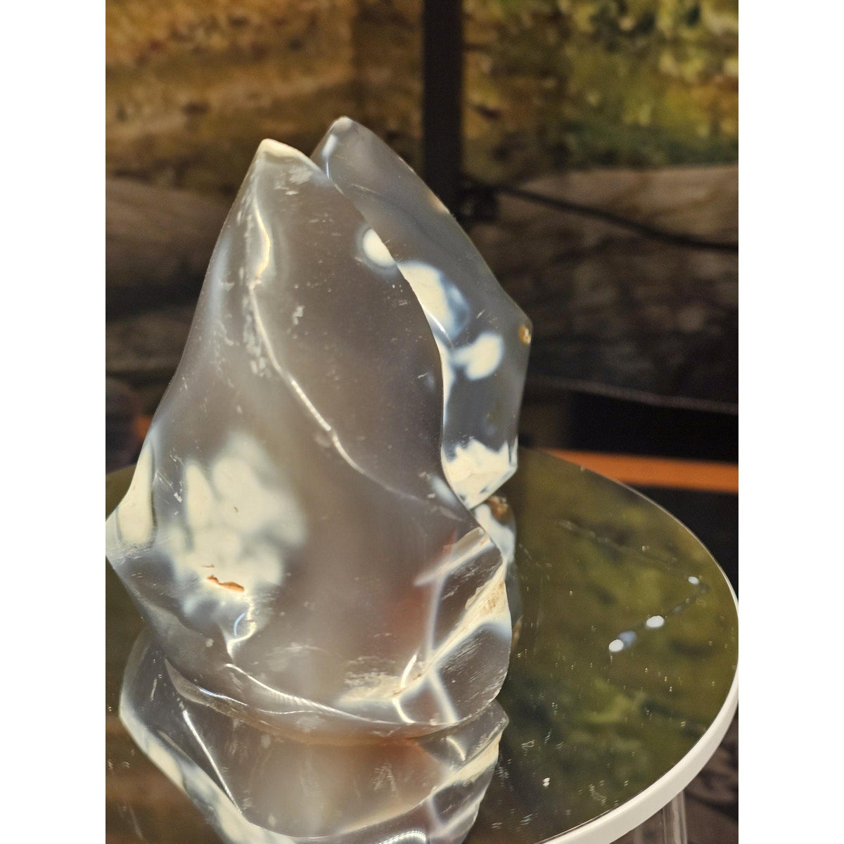 Natural Orca Stone Flame Pair – 1.10 lb