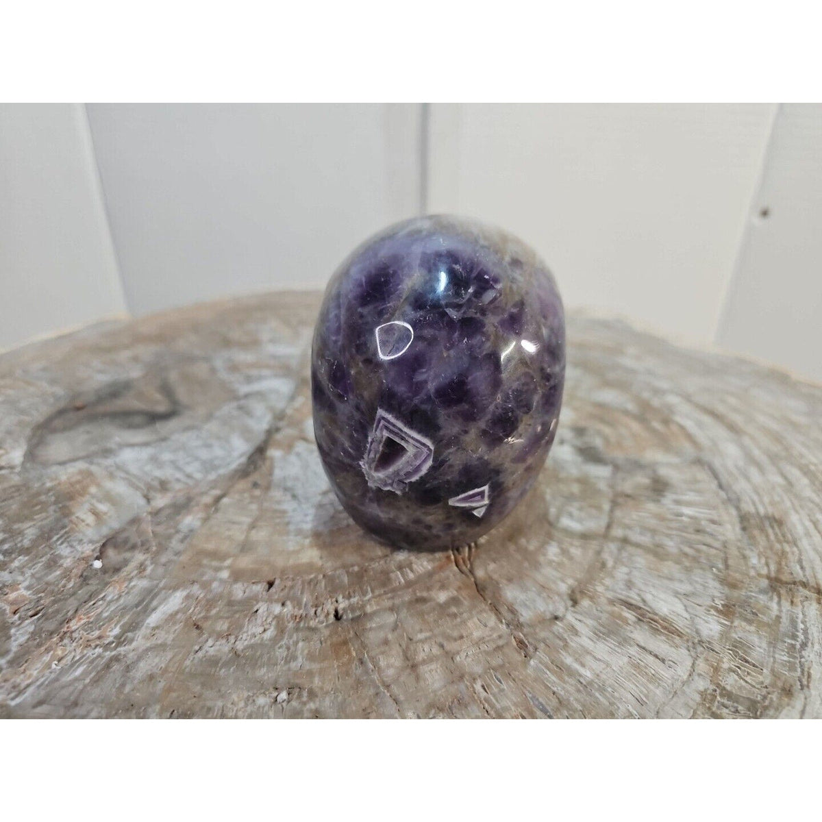 2.2 lb Natural Amethyst Hand-Carved Crystal Skull — Spiritual Collector Piece