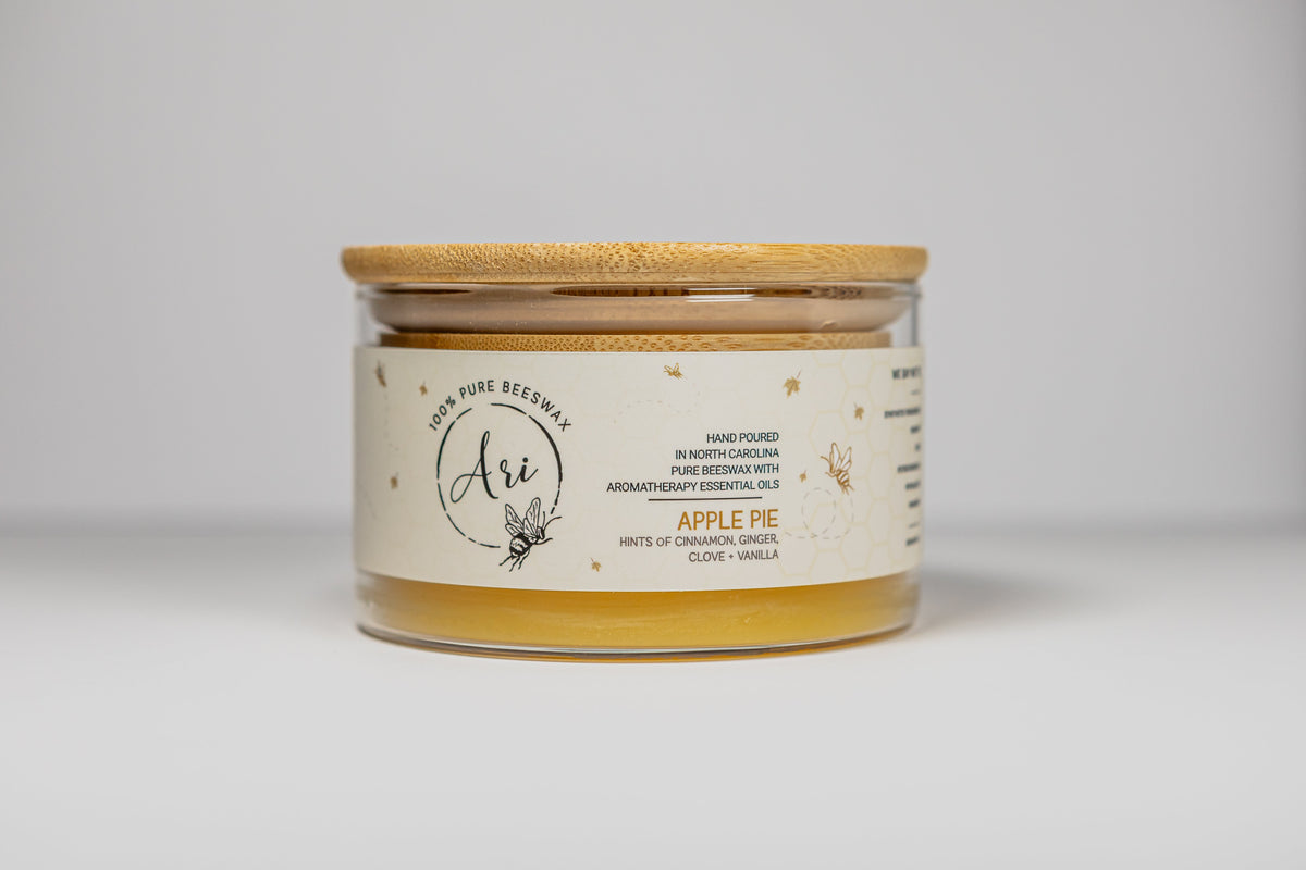 Apple Pie Beeswax Candle |8 oz