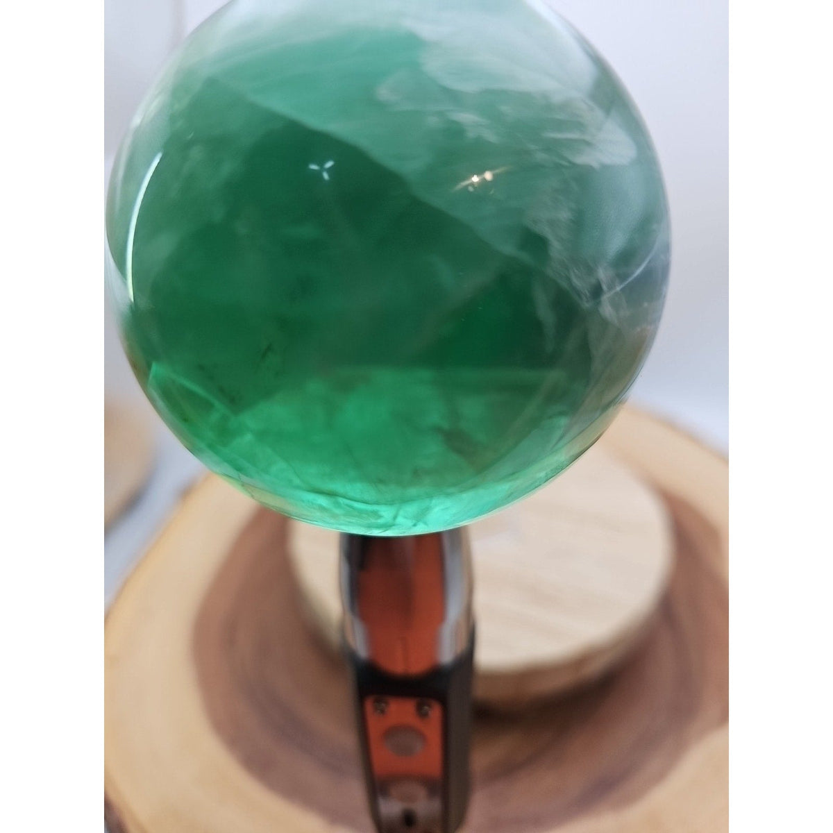Rainbow Fluorite Crystal Sphere – 1.59 lb Madagascar