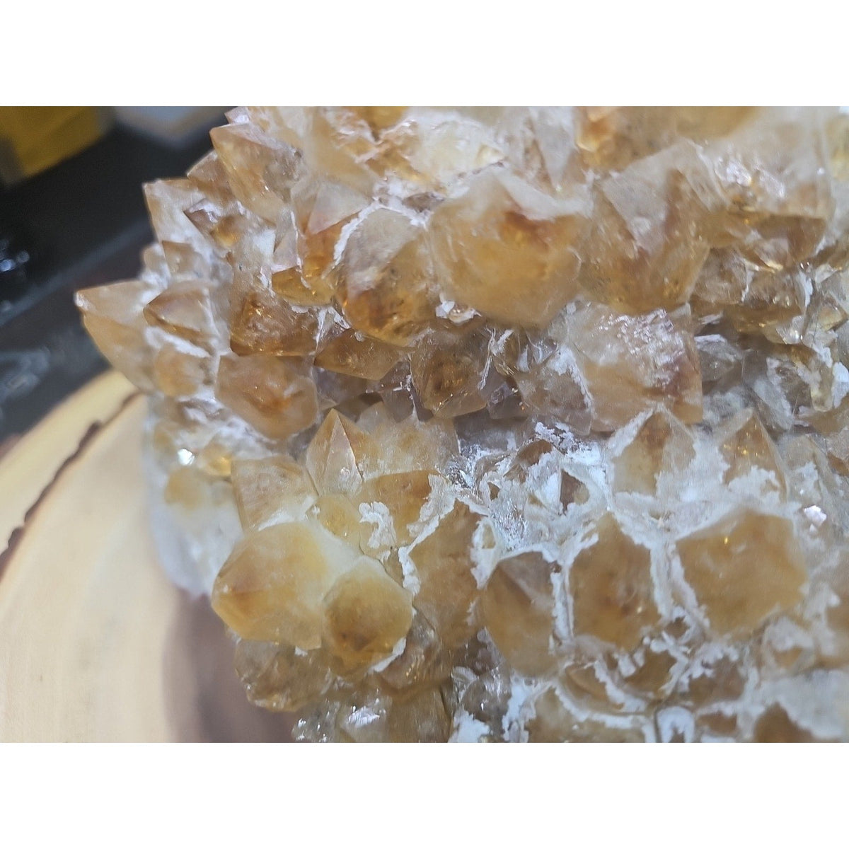 9.1 Lbs Heat Amethyst Crystal