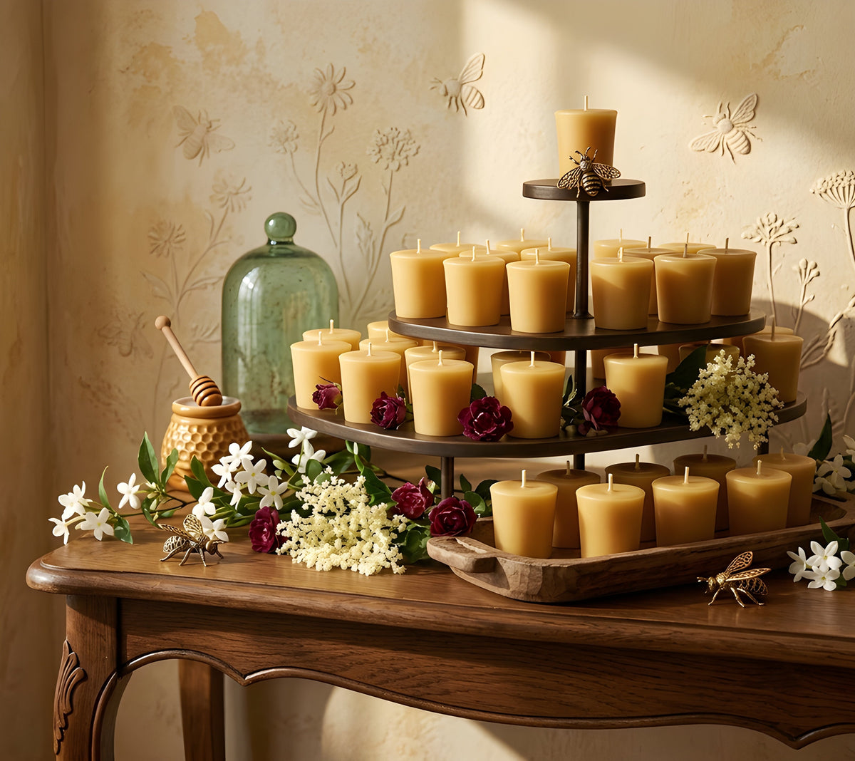 Beeswax Votives Multiple Colors & Quantities