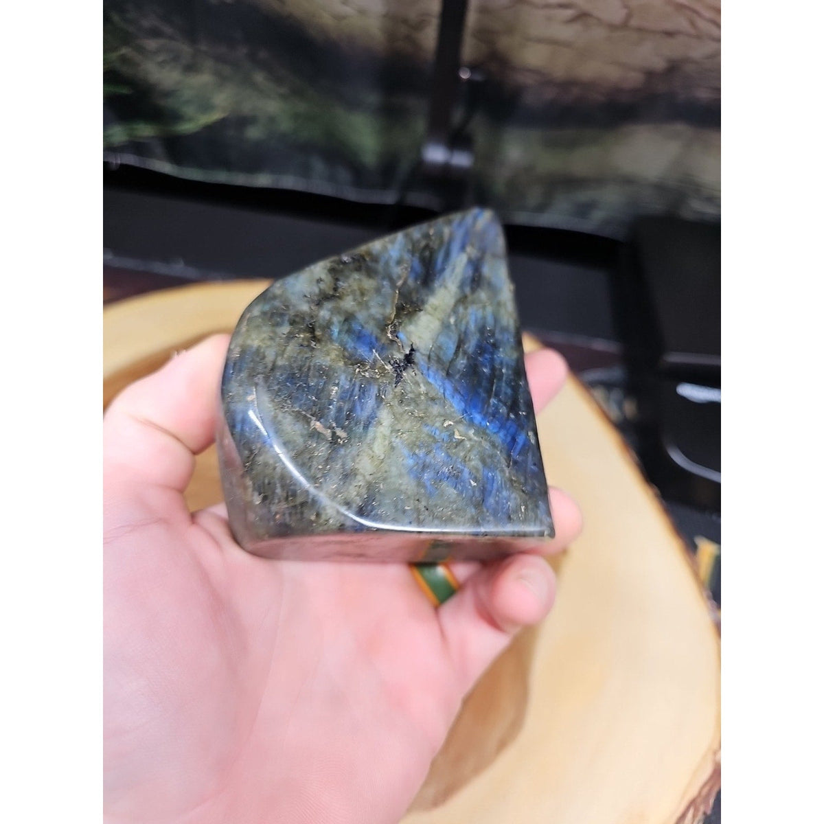 Rainbow Labradorite Spectrolite — 1.45lb, Color Flash Stone, Madagascar