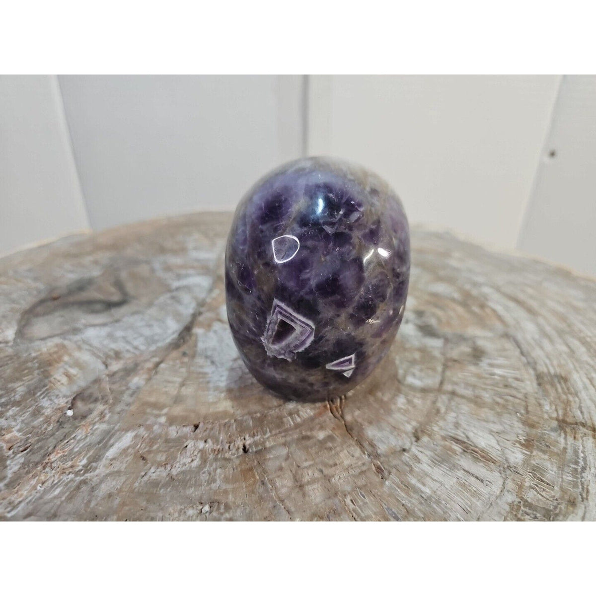 2.2 lb Natural Amethyst Hand-Carved Crystal Skull — Spiritual Collector Piece