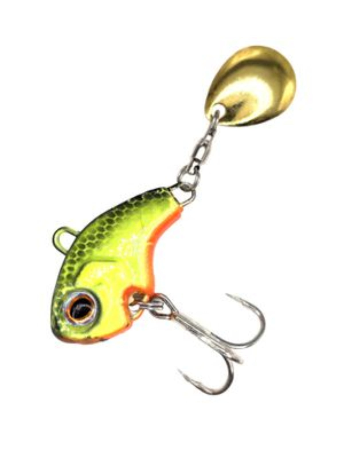 Tail Spin  - Black Back Chartreuse