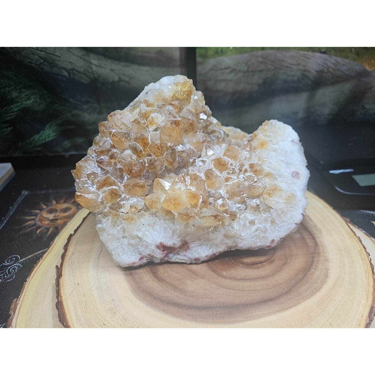 9.1 Lbs Heat Amethyst Crystal