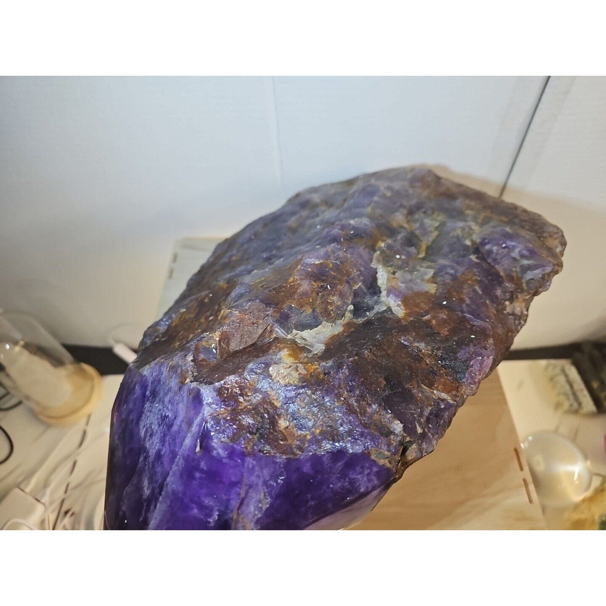 Large Natural Amethyst Geode Cluster — 36.3 lbs, Brazil
