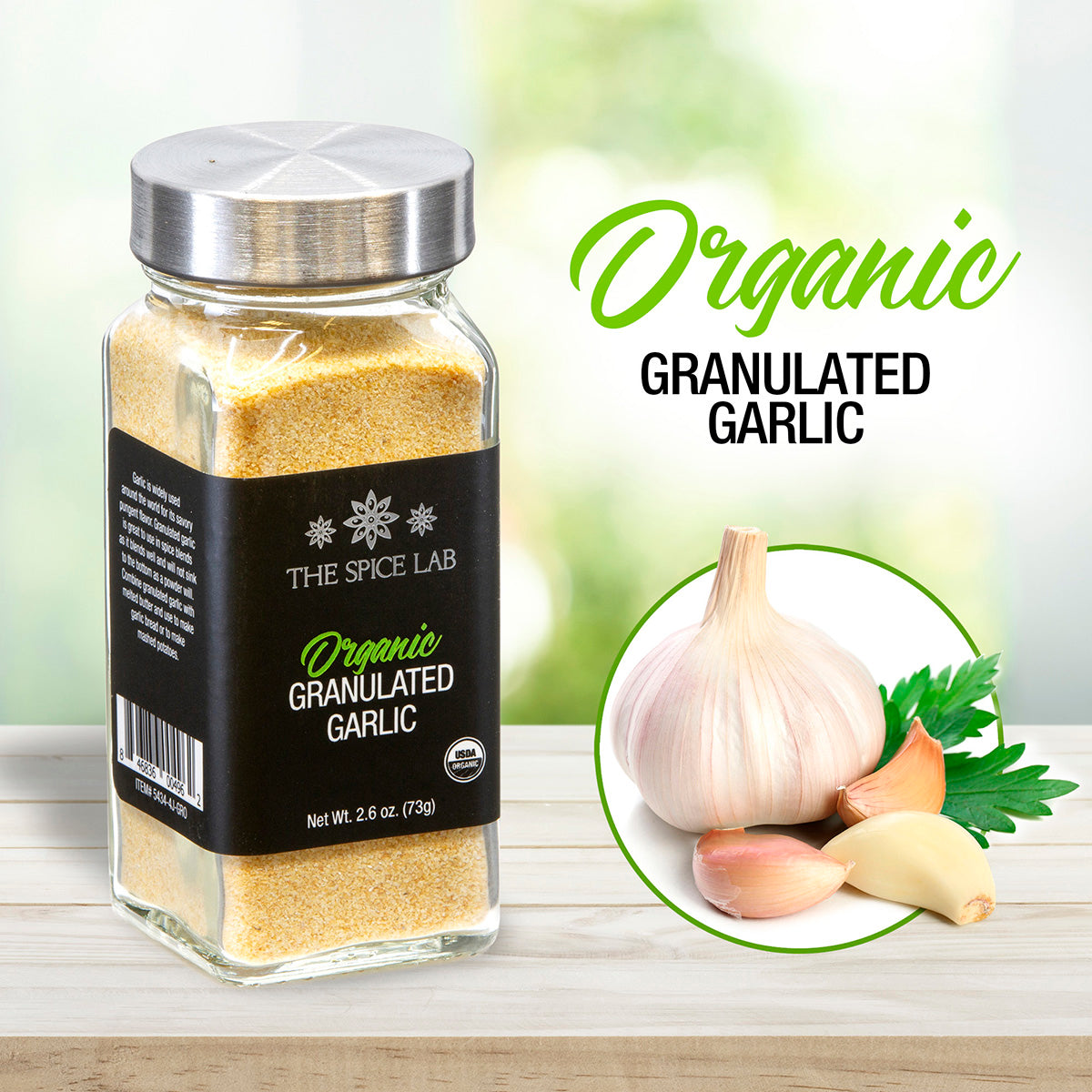 Organic Granulated Garlic