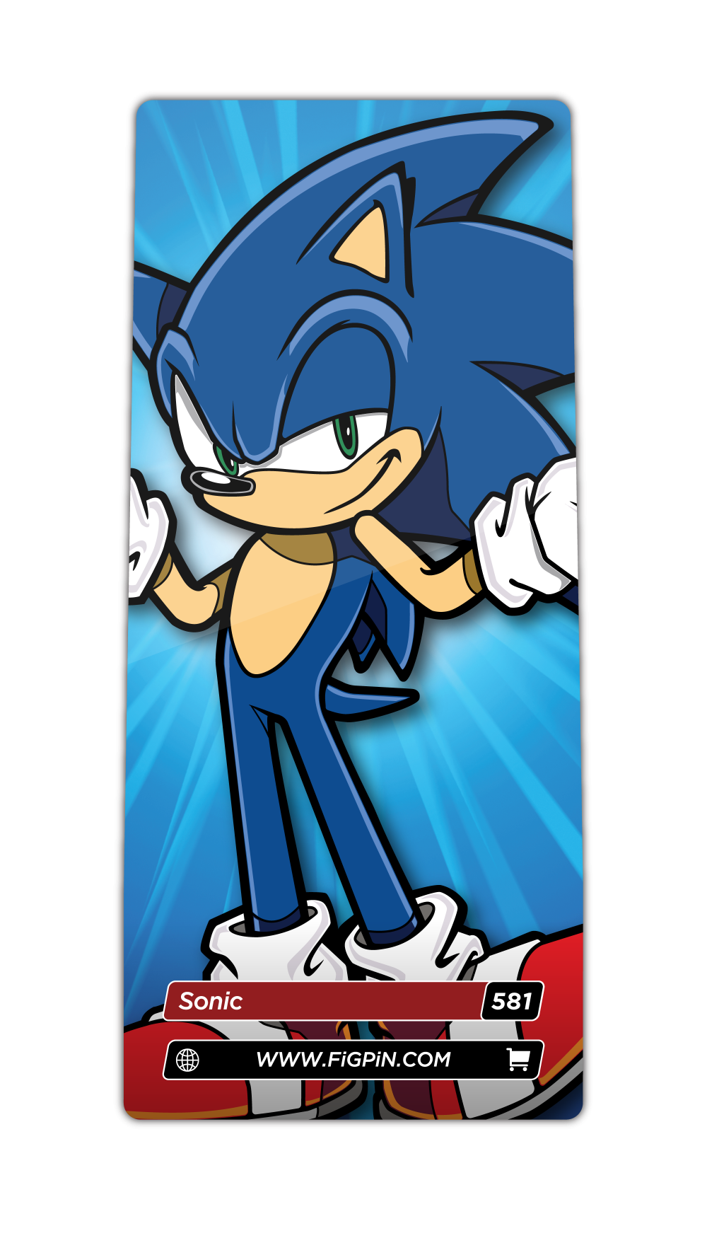 FiGPiN Classic:  Sonic The Hedgehog - Sonic (581)