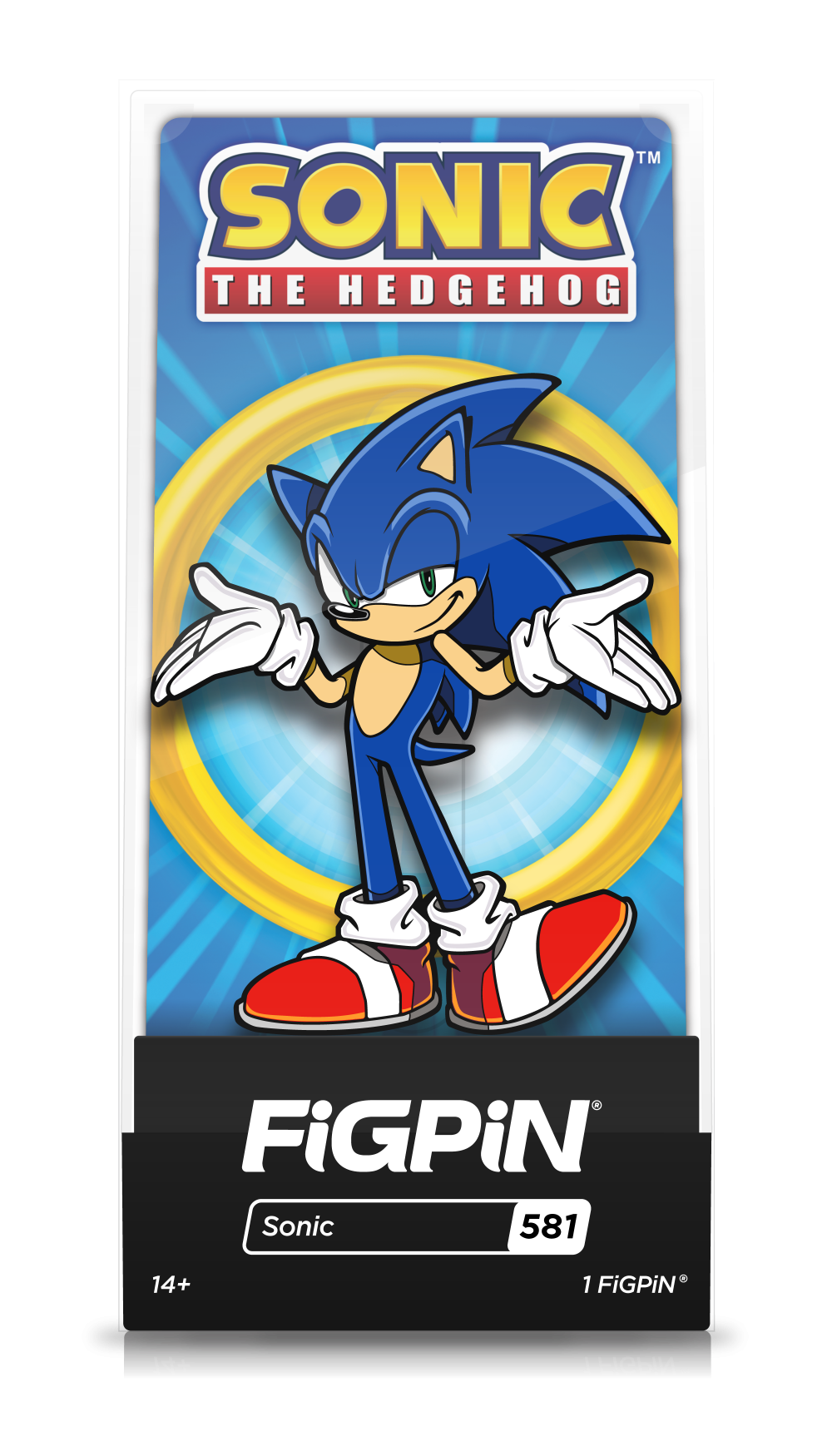 FiGPiN Classic:  Sonic The Hedgehog - Sonic (581)