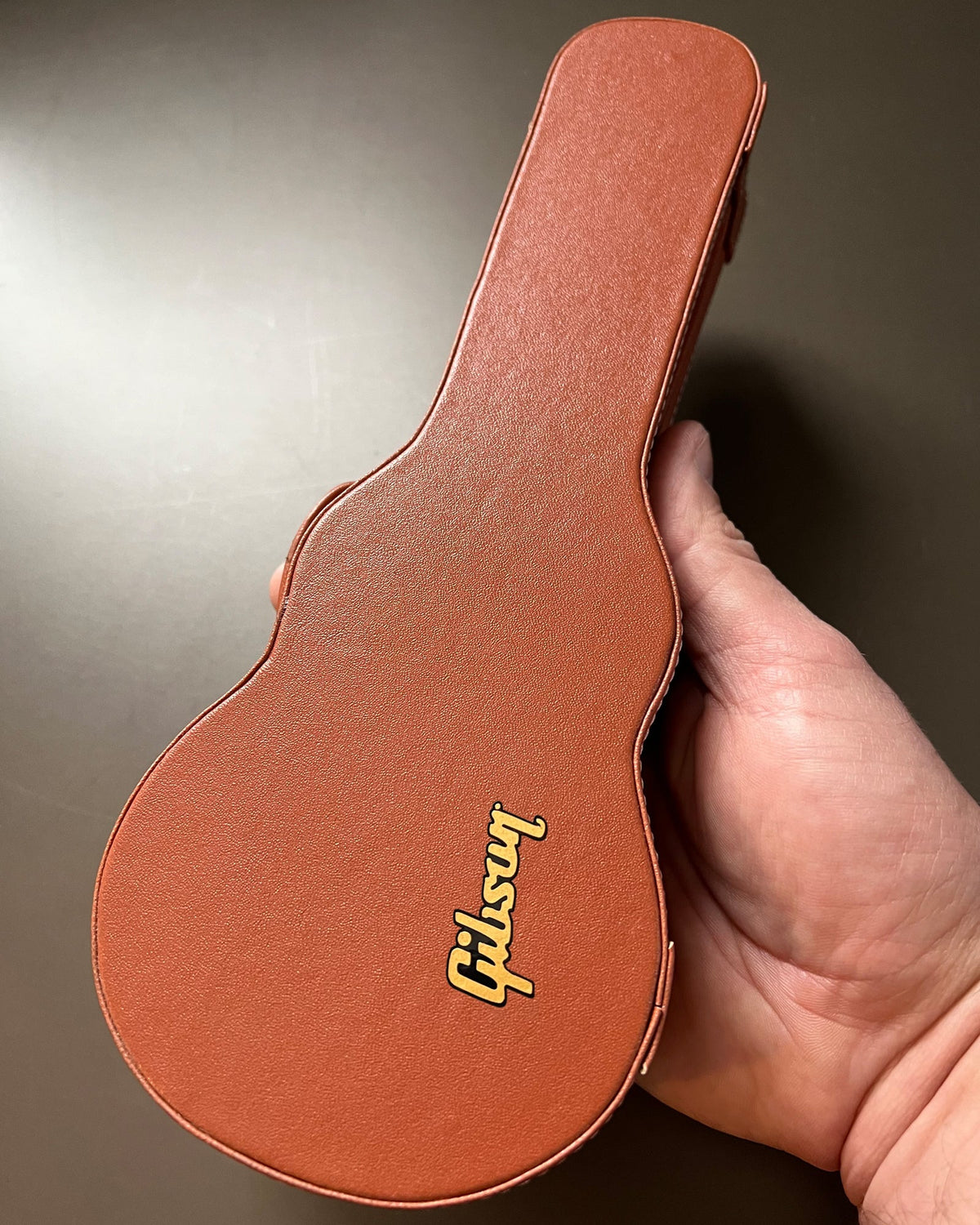Miniature Gibson Les Paul Original Hardshell Case Brown - 1:4 Scale