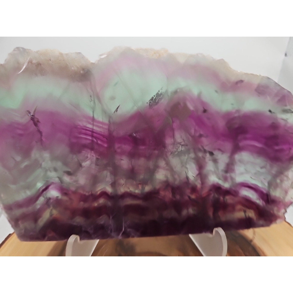 5.7LB Natural Fluorite Quartz Crystal Sheet - Vitreous Mineral Specimen