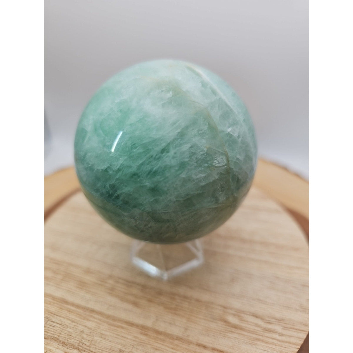 Rainbow Fluorite Crystal Sphere – 1.43 lb Madagascar