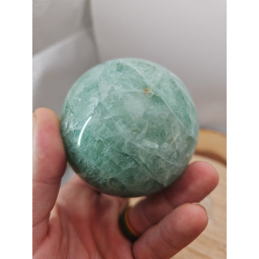 Rainbow Fluorite Crystal Sphere – 1.43 lb Madagascar
