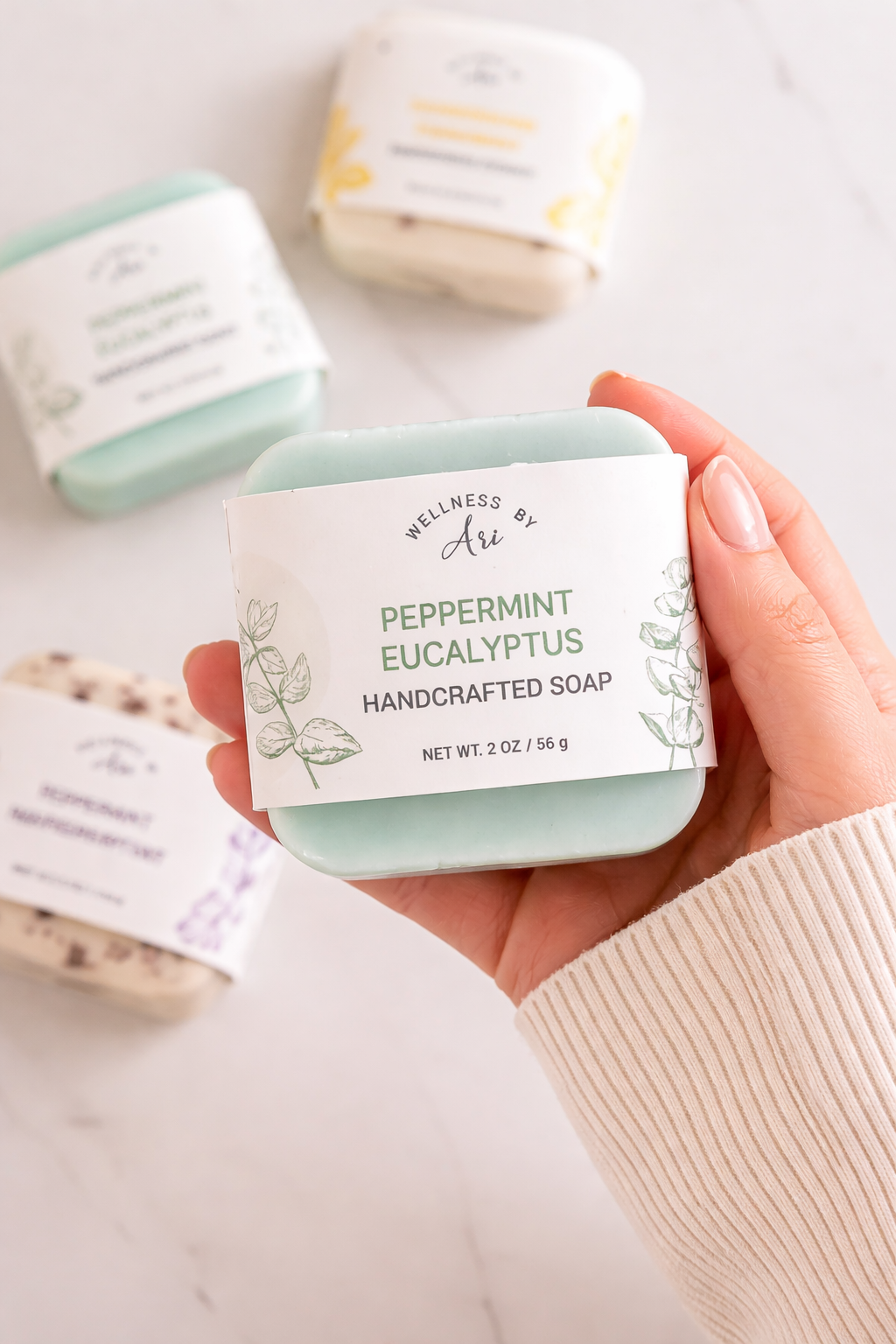 Handcrafted Mini Goat Milk Soaps (2 oz / 56 g)