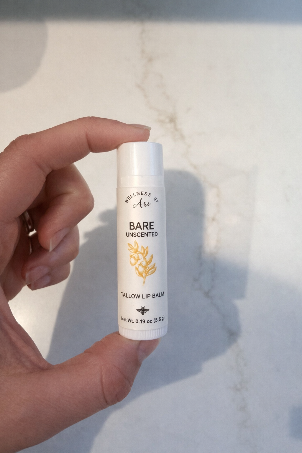 Tallow Lip Balm – Natural Beeswax Lip Balm for Dry Lips | Vanilla, Chocolate Peppermint, Unscented