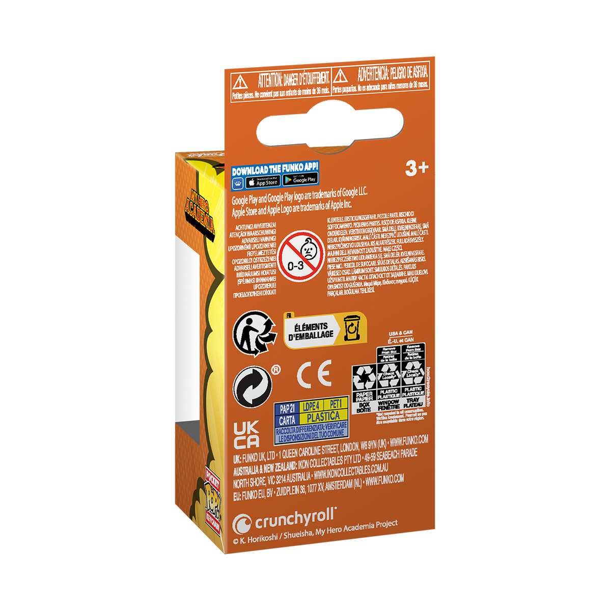 POP! Keychain: MHA - Mr. Compress (Hideout) (FS)
