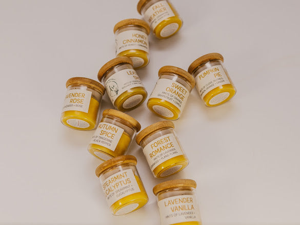1 oz Mini Beeswax Candle – Choose Your Scent