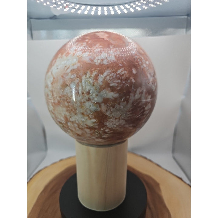 Natural Chocolate Agate Sphere - Grounding Madagascar Gem | 10.42LB