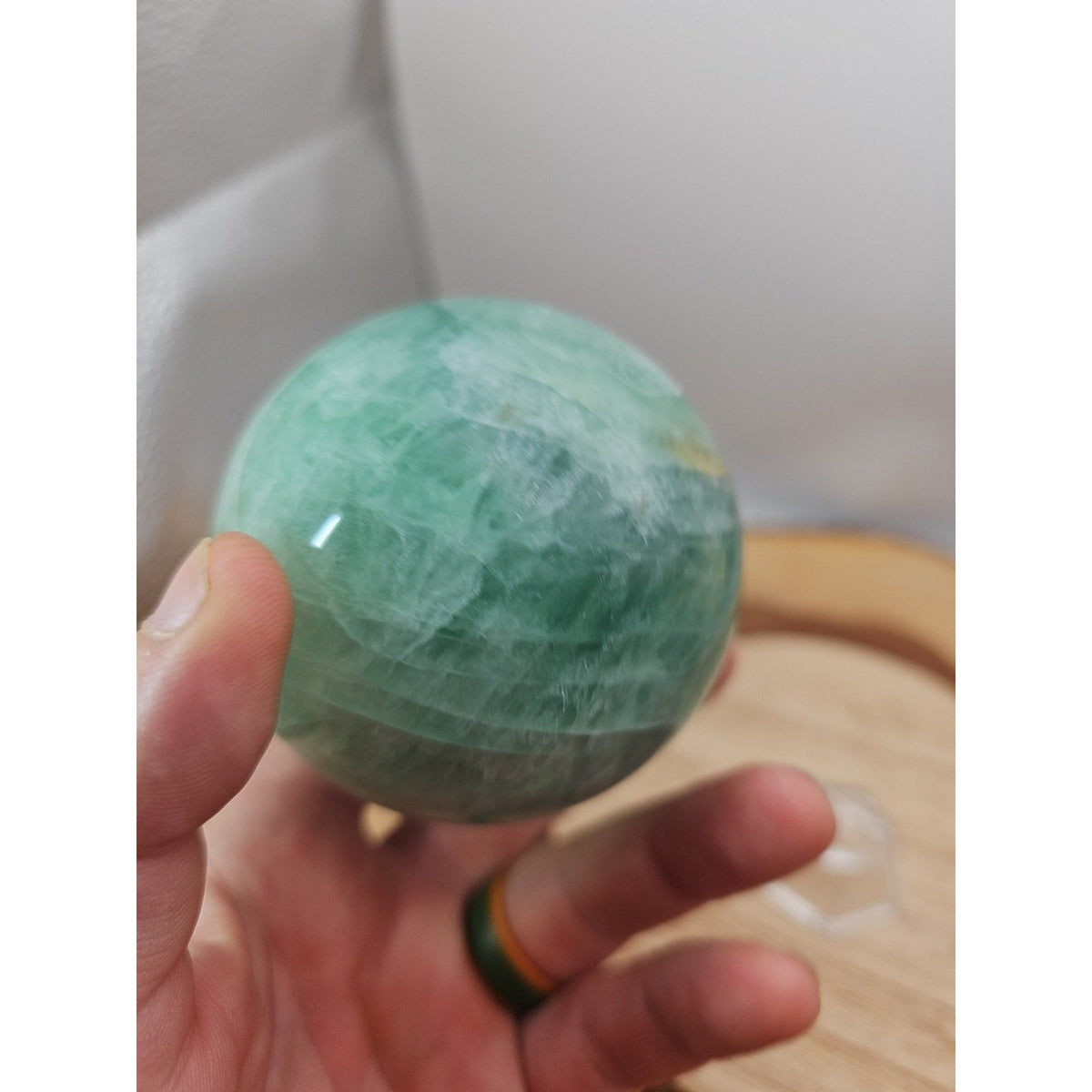 Rainbow Fluorite Crystal Sphere – 1.43 lb Madagascar