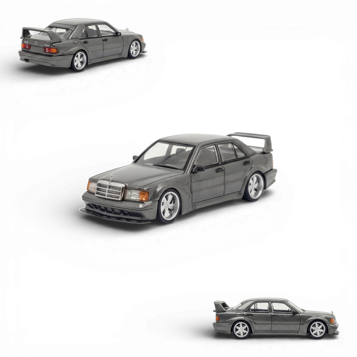 Seeker Mercedes-Benz 190E 2.5-16 Evolution Metallic Grey 1:64