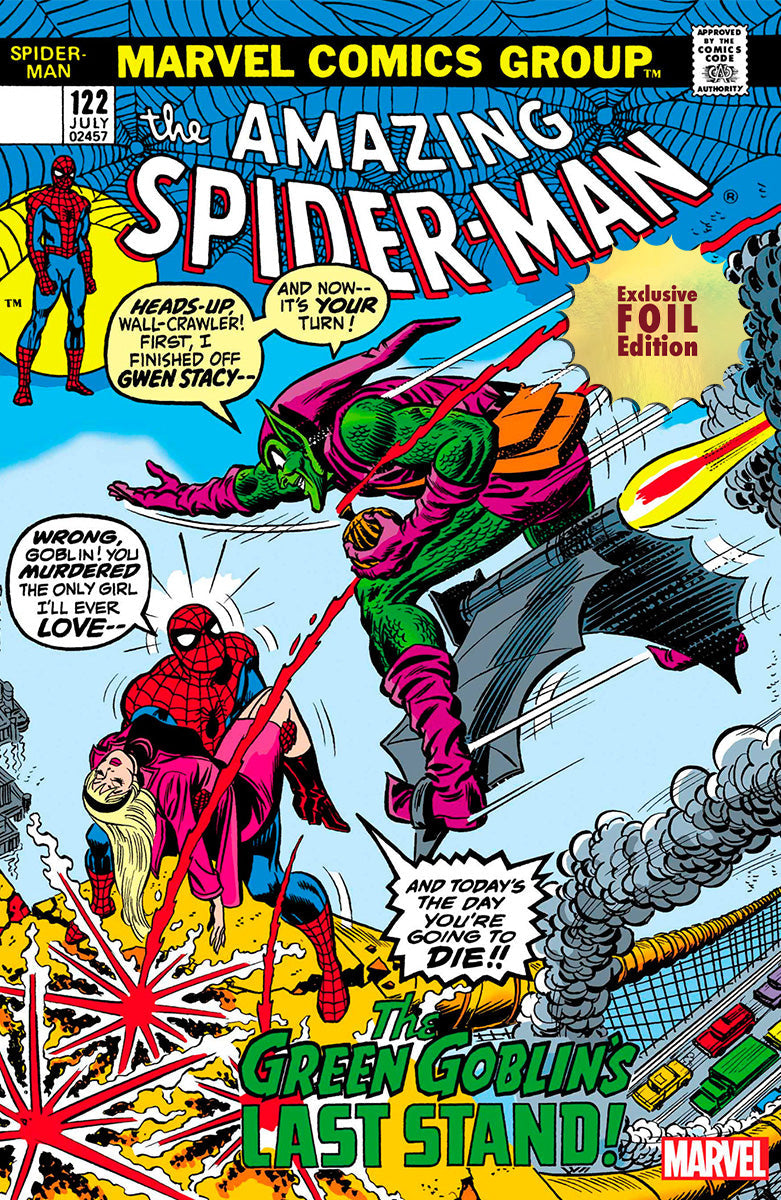 [Foil] Amazing Spider-Man #122 Facsimile Edition Unknown Comics John Romita Exclusive Var  (06/28/2023)