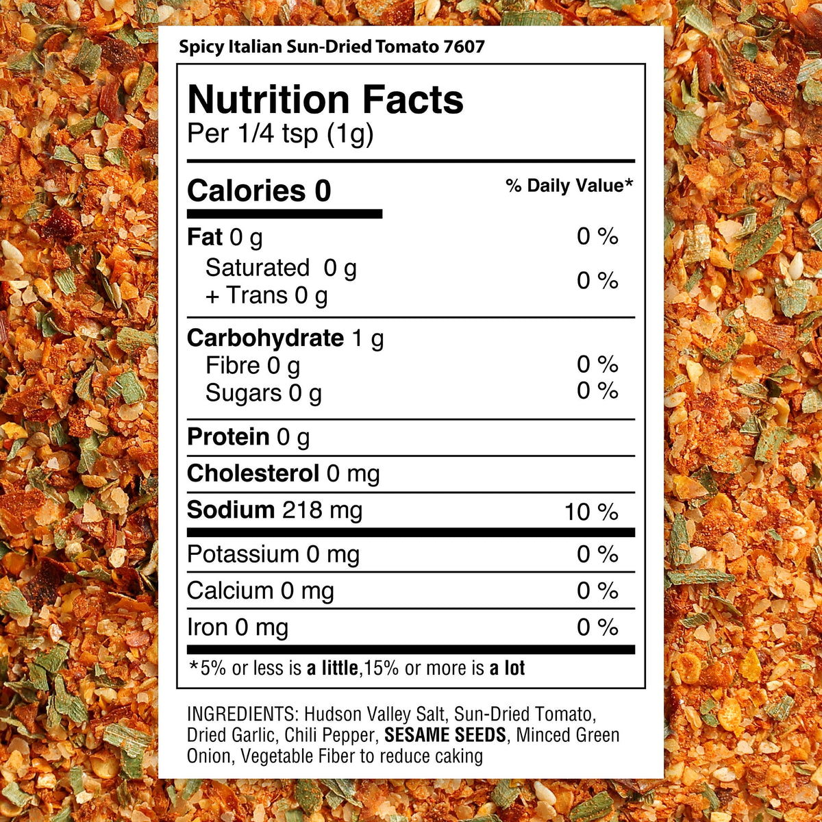 Spicy Italian Sun-Dried Tomato Seasoning