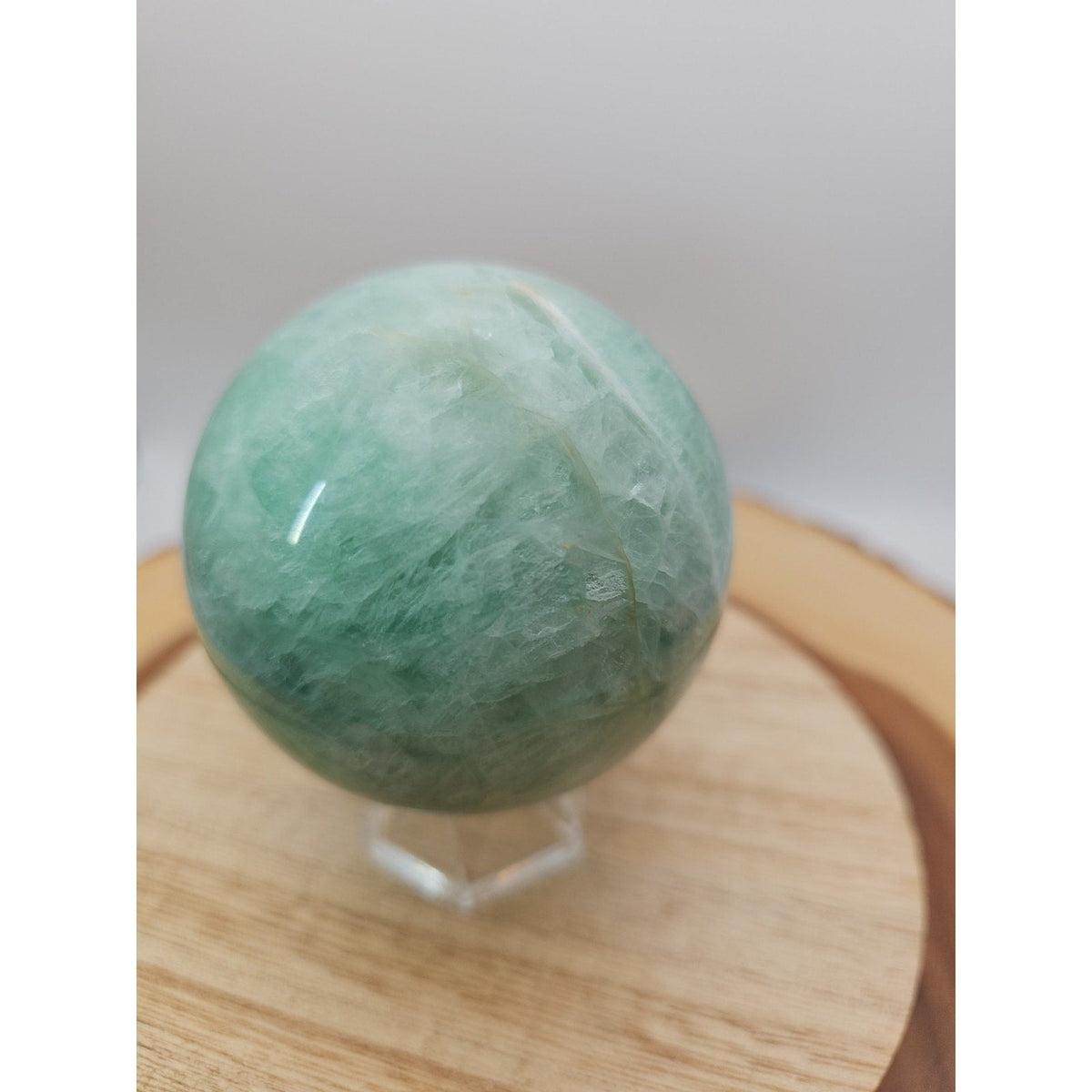 Rainbow Fluorite Crystal Sphere – 1.43 lb Madagascar