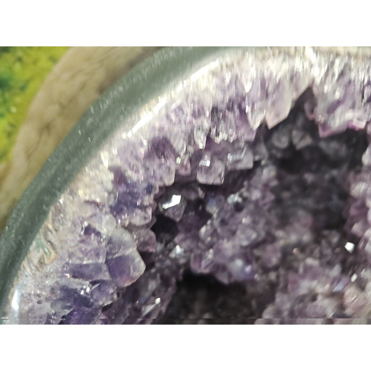 Large Natural Amethyst Geode Quartz Cluster — 21.7 lbs, Calming & Spiritual Healing Crystal