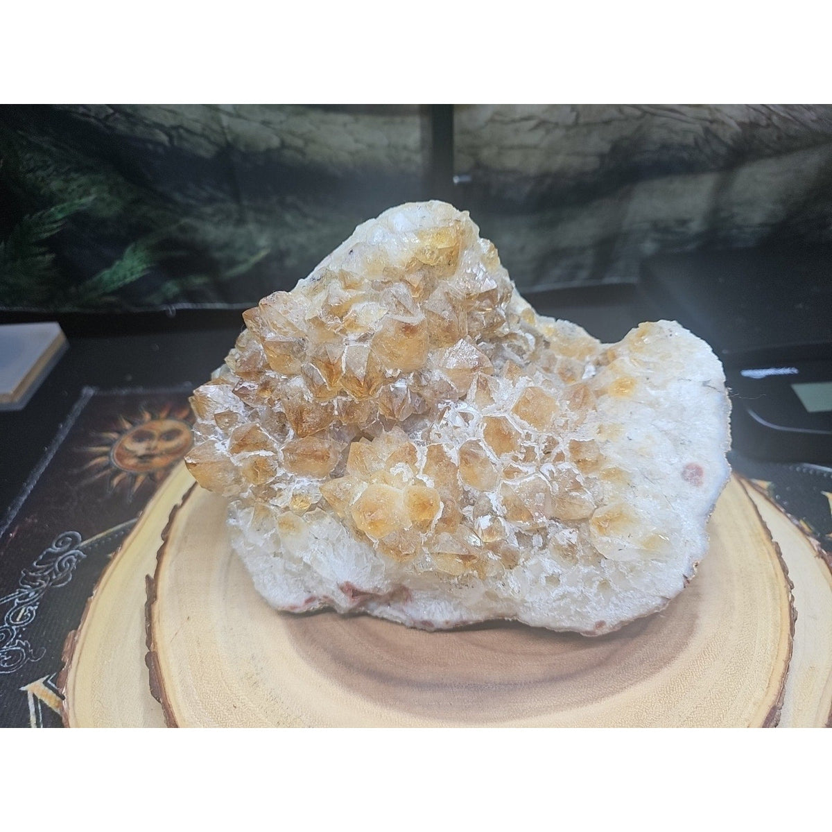 9.1 Lbs Heat Amethyst Crystal