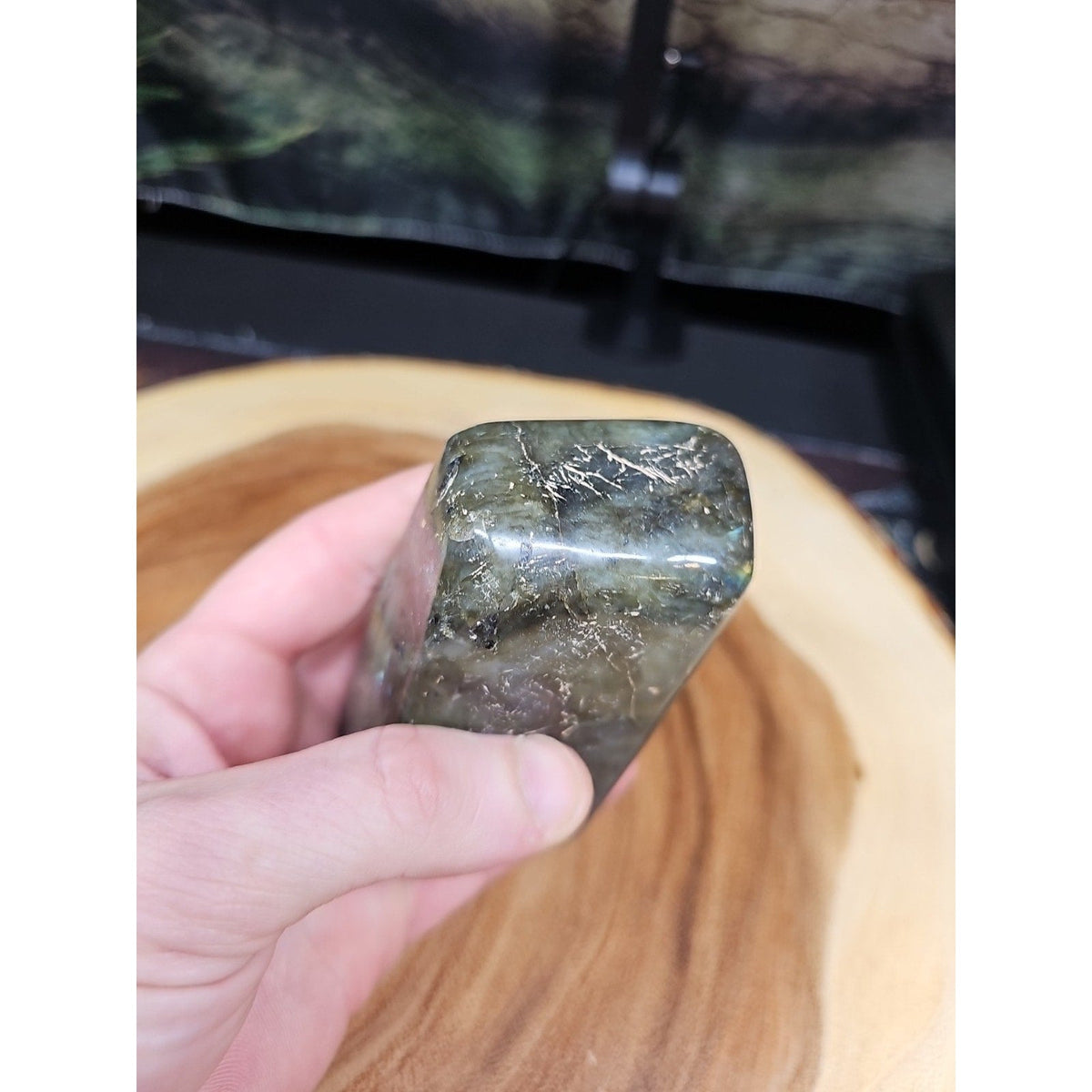 1LB 1Pcs Natural Rainbow Labradorite Crystal Spectrolite Stone