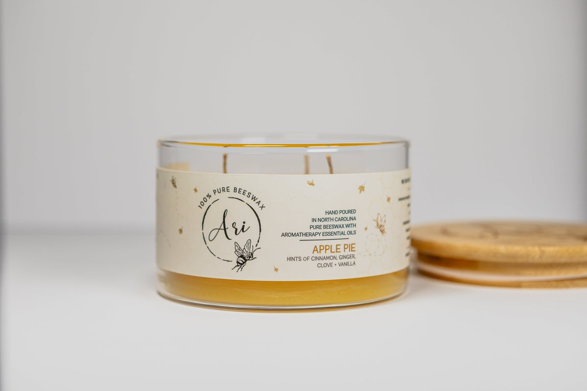 Apple Pie Beeswax Candle |8 oz