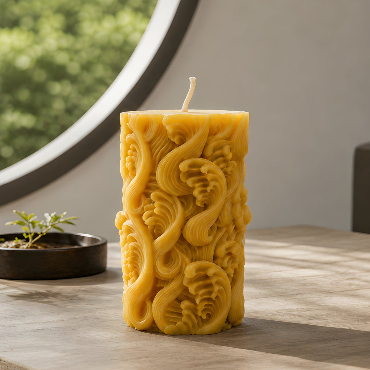 Mystic Asian Style Beeswax Candle Set