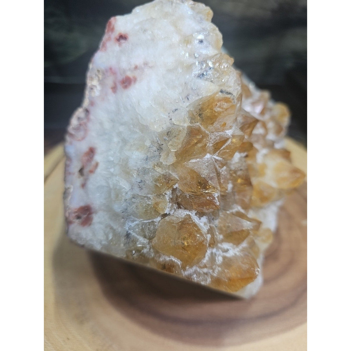 9.1 Lbs Heat Amethyst Crystal