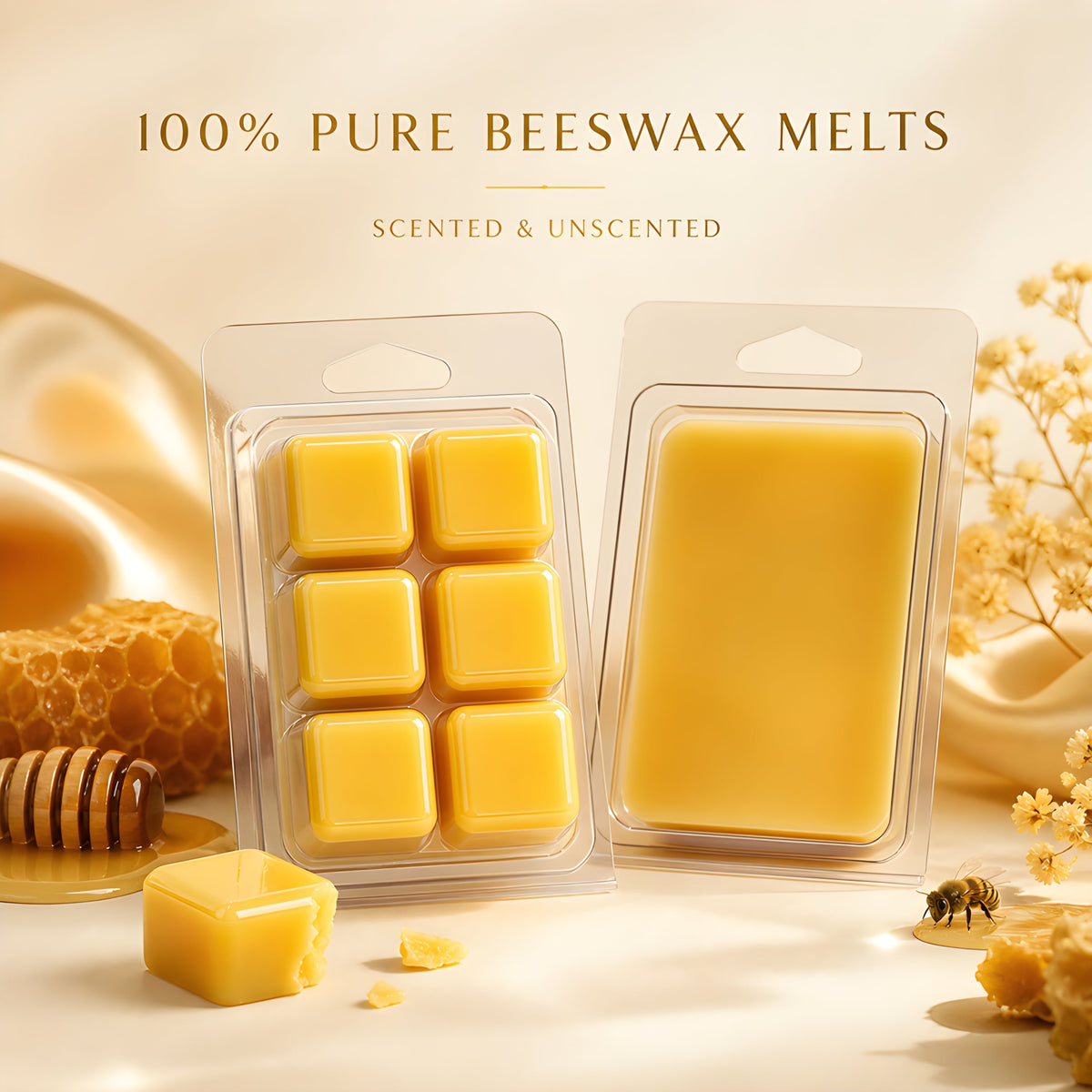 Scented Beeswax Melts in Multiple Fragrances
