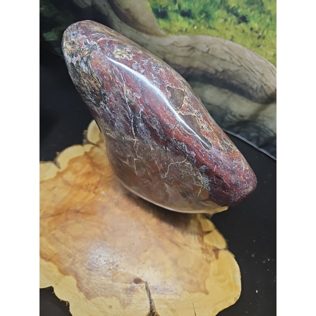 Chicken Blood Stone Quartz Crystal Mineral Specimen — 16.6 lbs, Vitality & Energy Stone