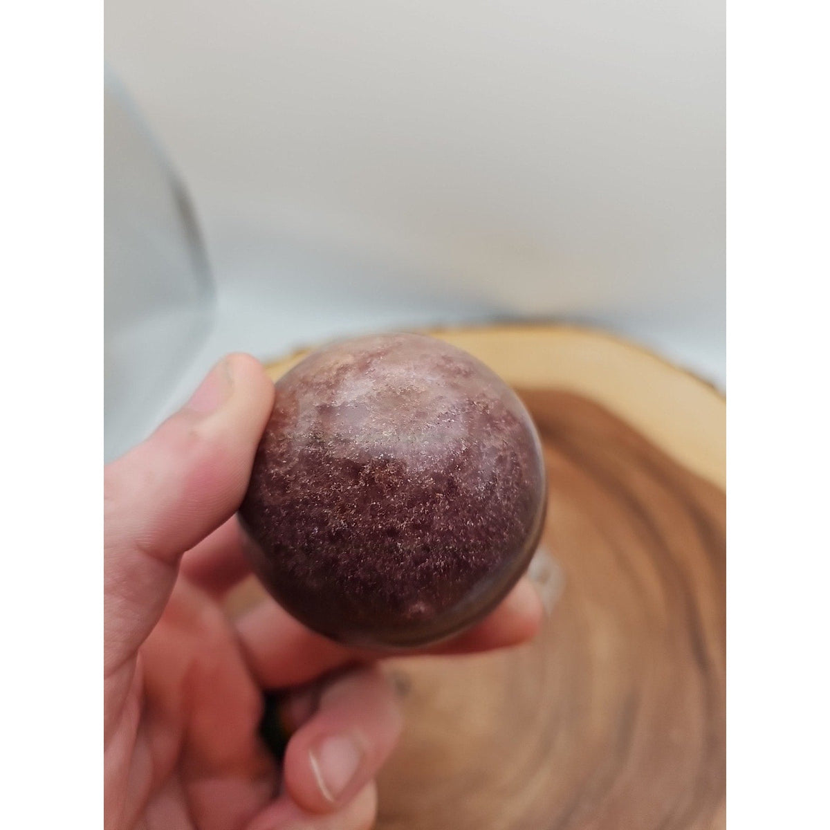 Strawberry Quartz Crystal Sphere 260g 55mm