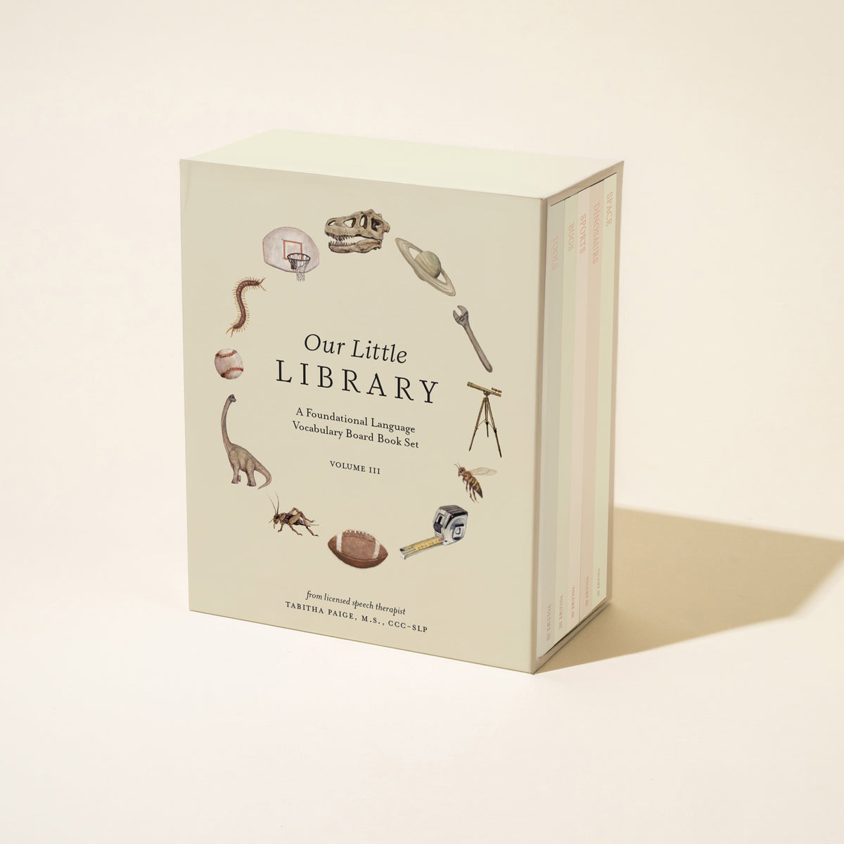 Our Little Library Vol. 3: A 5-Book First Words Board Book Gift Set for Babies & Toddlers
