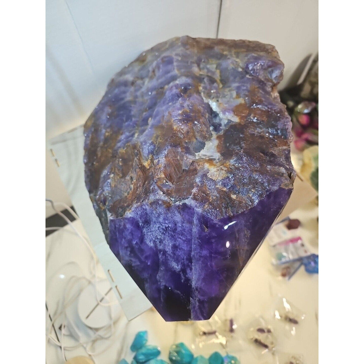 Large Natural Amethyst Geode Cluster — 36.3 lbs, Brazil
