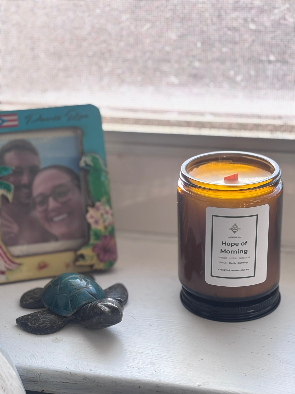 Shadow - Beeswax Candle - Lavender, Lemon, Eucalyptus