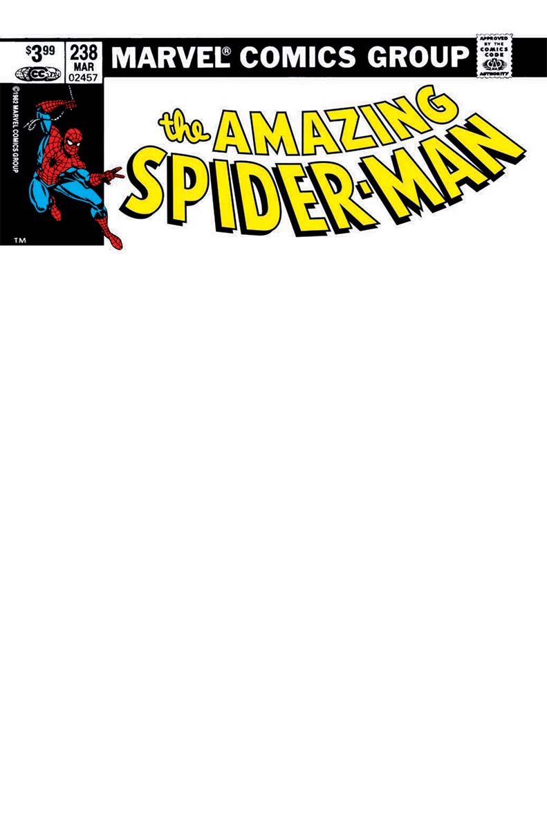 Amazing Spider-Man 238 Unknown Comics Exclusive Blank Var (04/06/2022)