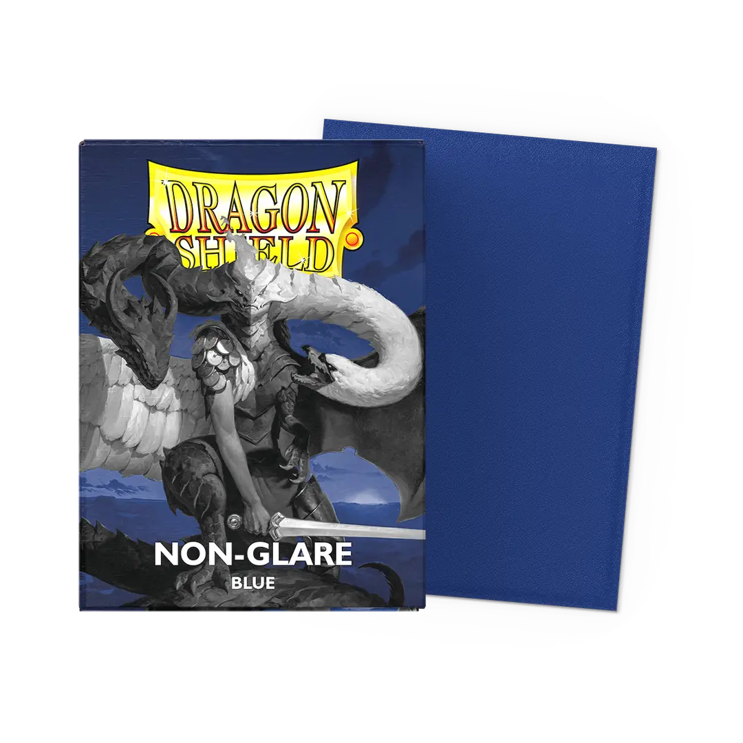 Blue - Non-Glare - Matte Sleeves - Standard Size