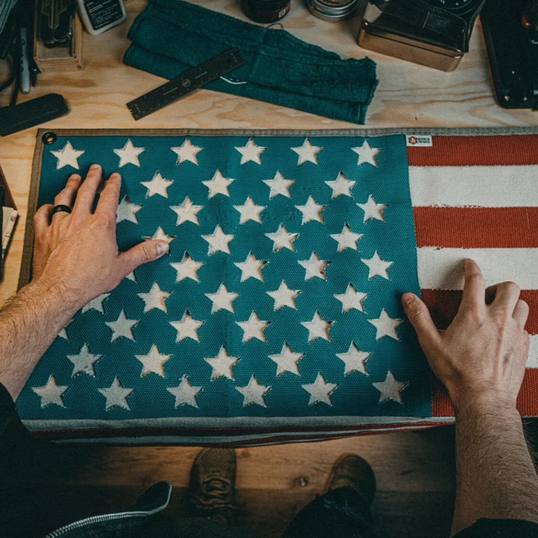 American Flag - Fire Hose