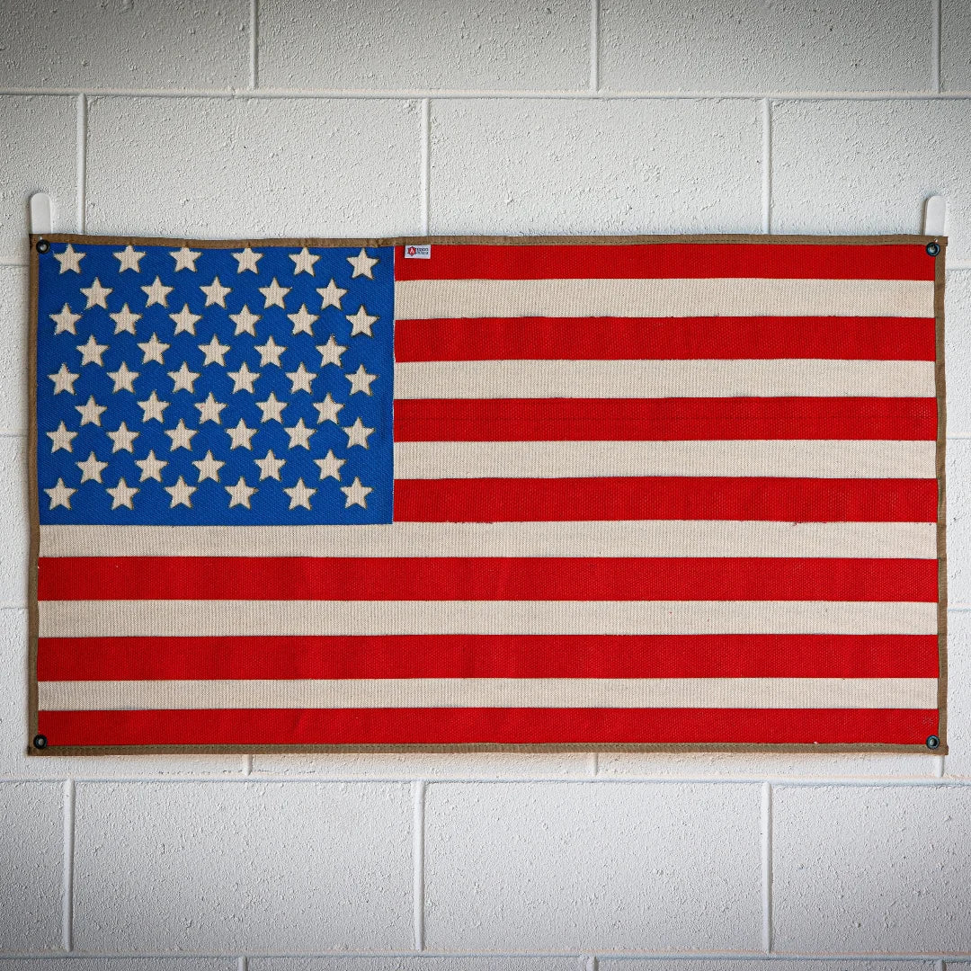 American Flag - Fire Hose