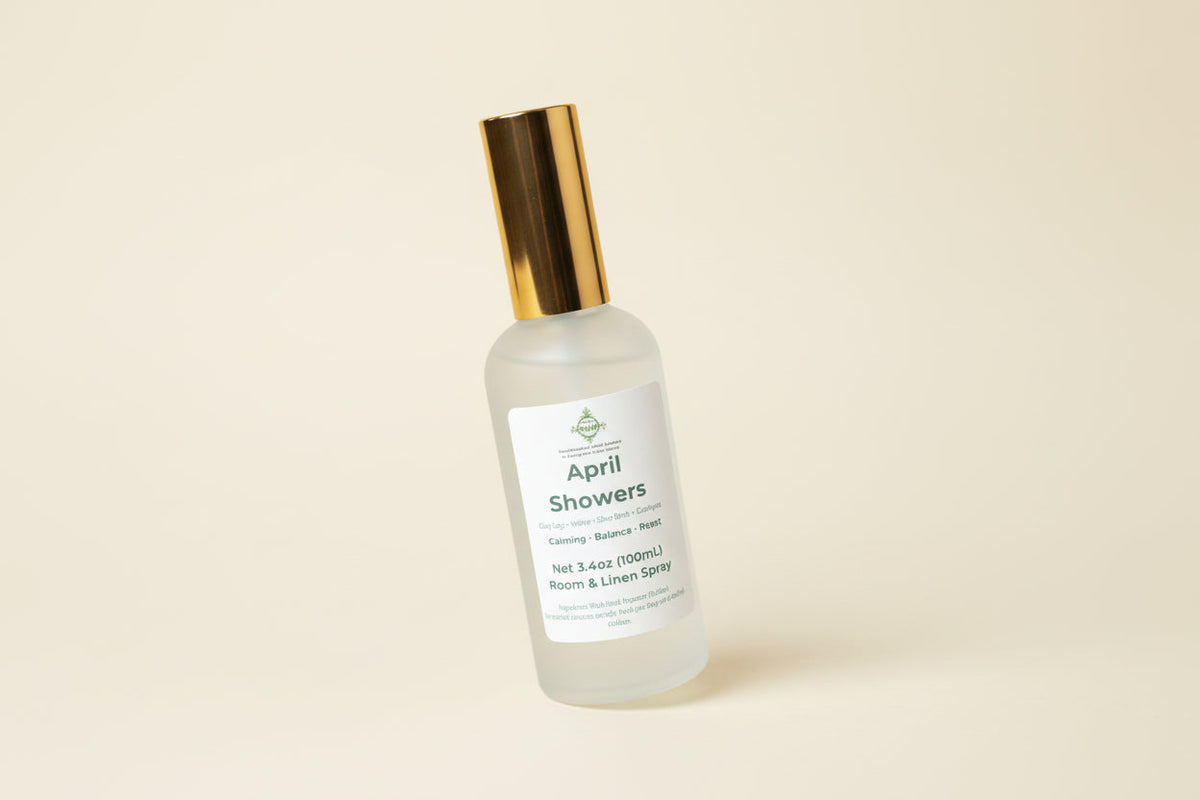 April Showers - Room & Linen Spray - 3.4oz - Eucalyptus, Clary Sage, Vetiver