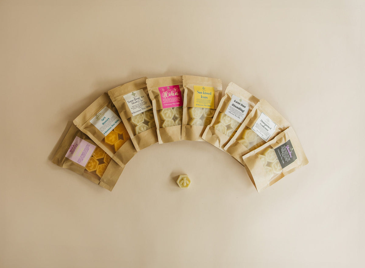 Shadow - Beeswax Wax Melts - Lemon, Palo Santo, Sage