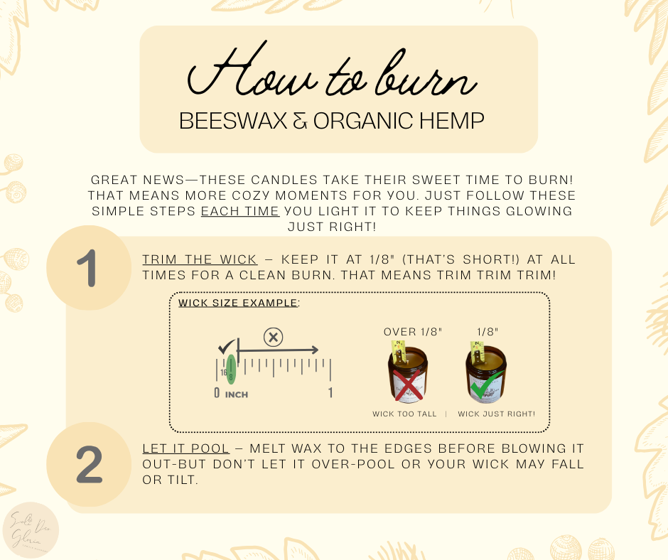 Winter Woods Beeswax Candle | Evergreen Tree Scent