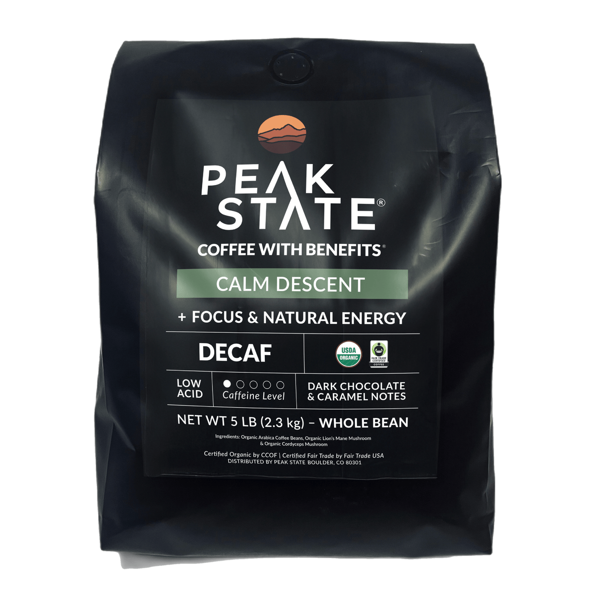 [FM] CALM DESCENT Water Process Decaf - 5lb Whole Bean