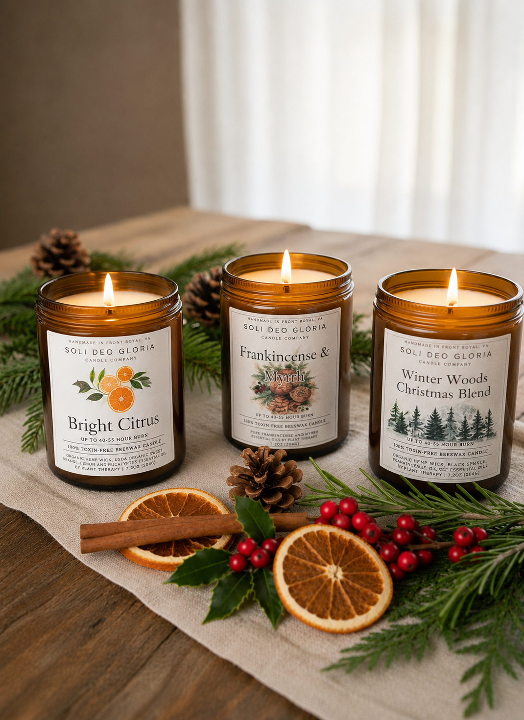 Winter Candle Bundle | 3 Pack