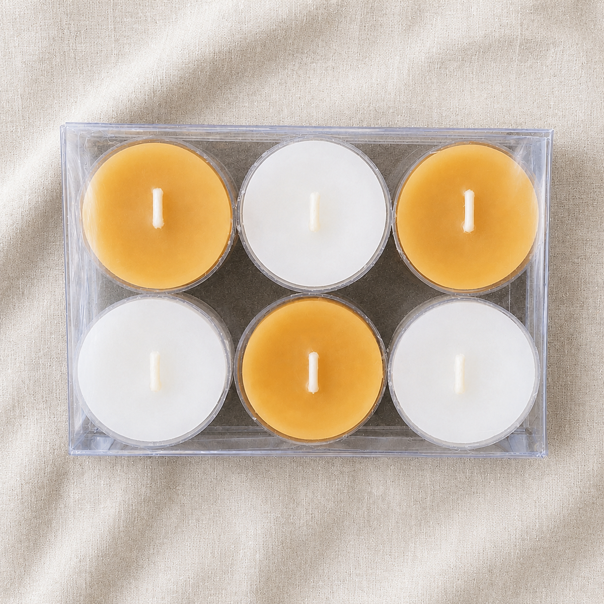 Tealight Candles Multicolor 6 or 12 Pack